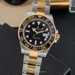 Rolex GMT-Master II 116713LN (Unknown (random serial)) - Black dial 40 mm Gold/Steel case (1/8)
