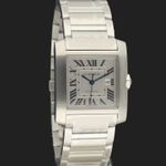 Cartier Tank Française WSTA0067 (2024) - Zilver wijzerplaat 31mm Staal (4/8)