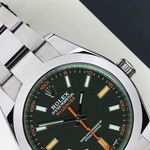 Rolex Milgauss 116400GV (2021) - Zwart wijzerplaat 40mm Staal (3/8)