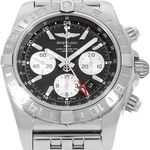 Breitling Chronomat 44 GMT AB0420 (2016) - Black dial 44 mm Steel case (1/5)