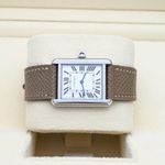 Cartier Tank Solo W5200005 (2014) - White dial 24 mm Steel case (5/8)