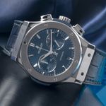 Hublot Classic Fusion Blue 521.nx.7170.lr (Unknown (random serial)) - Blue dial 45 mm Titanium case (2/8)