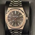 Audemars Piguet Royal Oak Selfwinding 15400ST.OO.1220ST.01 (2024) - Zwart wijzerplaat 41mm Staal (1/6)