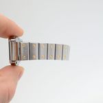 Cartier Santos Galbée 1567 (2001) - White dial 24 mm Gold/Steel case (8/8)