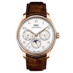 IWC Portuguese Perpetual Calendar IW344202 (2024) - Zilver wijzerplaat 42mm Roségoud (1/1)