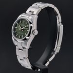 Rolex Oyster Perpetual 26 176200 (2018) - Green dial 26 mm Steel case (4/8)