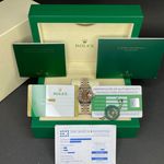 Rolex Lady-Datejust 279171 (2018) - Brown dial 28 mm Gold/Steel case (2/8)