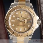 Rolex Yacht-Master 40 16623 (Unknown (random serial)) - Champagne dial 40 mm Gold/Steel case (3/8)