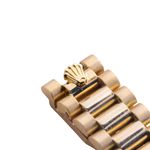 Rolex Lady-Datejust 69178 (1991) - Champagne dial 26 mm Yellow Gold case (7/8)