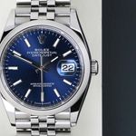 Rolex Datejust 36 126200 (2024) - Blue dial 36 mm Steel case (4/8)