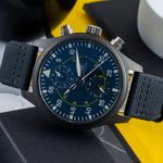 IWC Pilot Chronograph Top Gun IW389008 (Onbekend (willekeurig serienummer)) - Blauw wijzerplaat 44mm Keramiek (2/8)