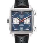 TAG Heuer Monaco Calibre 11 CAW211P.FC6356 (2024) - Blauw wijzerplaat 39mm Staal (2/3)