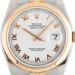 Rolex Datejust 36 116201 (2010) - 36 mm Gold/Steel case (2/6)