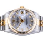 Rolex Datejust 31 68273 (1991) - Silver dial 31 mm Gold/Steel case (5/8)