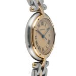 Cartier Cougar 183964 (1990) - Champagne wijzerplaat 30mm Goud/Staal (6/8)