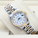 Rolex Lady-Datejust 69173 (1996) - Wit wijzerplaat 26mm Goud/Staal (1/7)