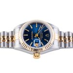 Rolex Lady-Datejust 69173 (1993) - Blue dial 26 mm Gold/Steel case (6/8)
