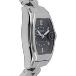 Cartier Roadster W62002V3 (2008) - Zwart wijzerplaat 38mm Staal (7/8)