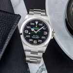 Rolex Air-King 126900 (Unknown (random serial)) - Black dial 40 mm Steel case (3/8)