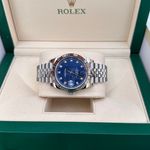 Rolex Datejust 41 126334 (2023) - Blue dial 41 mm Steel case (4/5)