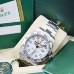 Rolex Explorer II 216570 (2019) - White dial 42 mm Steel case (7/7)