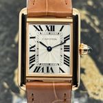 Cartier Tank Louis Cartier WGTA0010 (2025) - Silver dial 30 mm Rose Gold case (2/8)
