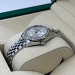 Rolex Lady-Datejust 279384RBR (2024) - Zilver wijzerplaat 28mm Staal (6/8)