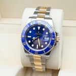 Rolex Submariner Date 116613LB (2017) - Blauw wijzerplaat 40mm Goud/Staal (7/8)