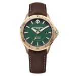 Baume & Mercier Clifton M0A10503 (2023) - Groen wijzerplaat 42mm Brons (3/3)