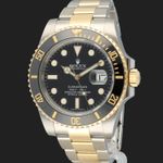 Rolex Submariner Date 116613LN (2013) - Black dial 40 mm Gold/Steel case (1/8)