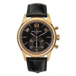 Patek Philippe Annual Calendar Chronograph 5960R-012 (2014) - Black dial 41 mm Rose Gold case (1/6)