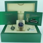 Rolex Day-Date 36 128239 (1 ATM) - Blauw wijzerplaat 36mm Witgoud (4/6)