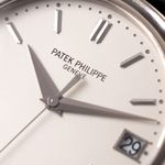 Patek Philippe Calatrava 5127G (Unknown (random serial)) - Silver dial 37 mm White Gold case (4/8)