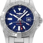 Breitling Avenger II GMT A3239011/C872/170A (2018) - Blue dial 44 mm Steel case (2/5)