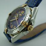 Breitling Callistino - (Unknown (random serial)) - Blue dial 30 mm Gold/Steel case (2/5)