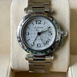 Cartier Pasha C 2377 (2000) - Silver dial 35 mm Steel case (2/7)