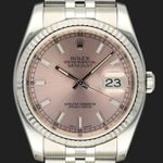 Rolex Datejust 36 116234 (2010) - Pink dial 36 mm Steel case (2/8)