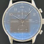 IWC Portuguese Chronograph IW371431 (2016) - Grey dial 41 mm White Gold case (2/4)