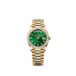 Rolex Day-Date 36 128348RBR (2025) - Groen wijzerplaat 36mm Geelgoud (1/1)