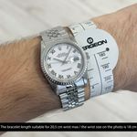 Rolex Datejust 36 16220 (1997) - White dial 36 mm Steel case (3/8)