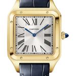 Cartier Santos Dumont WGSA0108 (2026) - Zilver wijzerplaat 34mm Geelgoud (1/1)