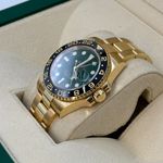 Rolex GMT-Master II 116718LN (2021) - Green dial 40 mm Yellow Gold case (6/8)