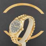 Rolex Day-Date 36 18238 (1991) - Black dial 36 mm Yellow Gold case (2/7)
