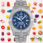 Breitling Avenger Seawolf E17370 (2007) - Blue dial 44 mm Titanium case (1/8)