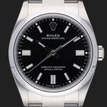 Rolex Oyster Perpetual 126000 (2020) - Turquoise dial 36 mm Steel case (2/8)
