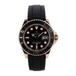 Rolex Yacht-Master 40 126655 (2023) - Black dial 40 mm Rose Gold case (2/8)