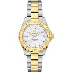 TAG Heuer Aquaracer Lady WBD1320.BB0320 (2026) - Wit wijzerplaat 32mm Goud/Staal (1/1)