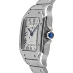 Cartier Santos WSSA0029 (Unknown (random serial)) - Silver dial 35 mm Steel case (6/8)