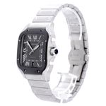 Cartier Santos WSSA0037 (2024) - Grey dial 40 mm Steel case (3/4)