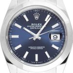 Rolex Datejust 41 126300 (2019) - Blue dial 41 mm Steel case (1/7)
